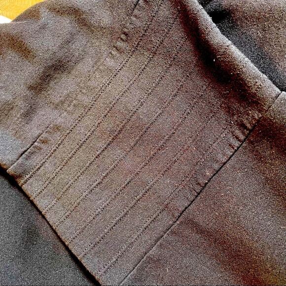 Joy Lab Black Sweatshirt with Zipper at waist and banding detailing on Arm XXL - Picture 6 of 7